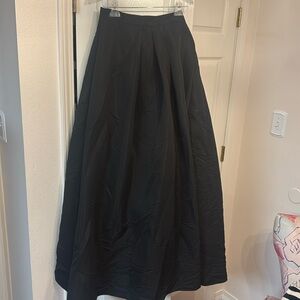 Sachin and Babi long black skirt